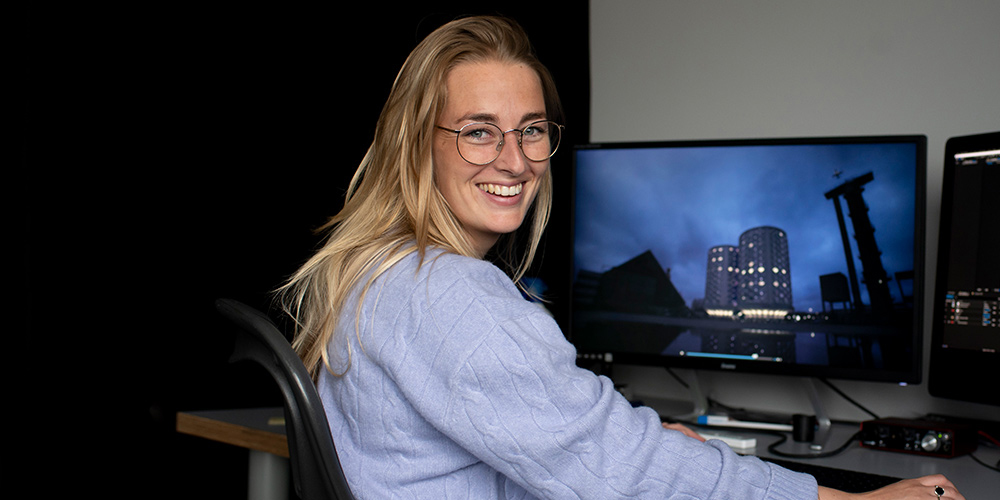 frederique aan het werk